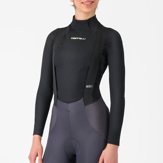 Maillot intime à manches longues femme Castelli Flanders 2 - Noir