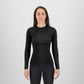 Maillot de corps femme manches longues Karpos Dinamico Merino 180 - Noir