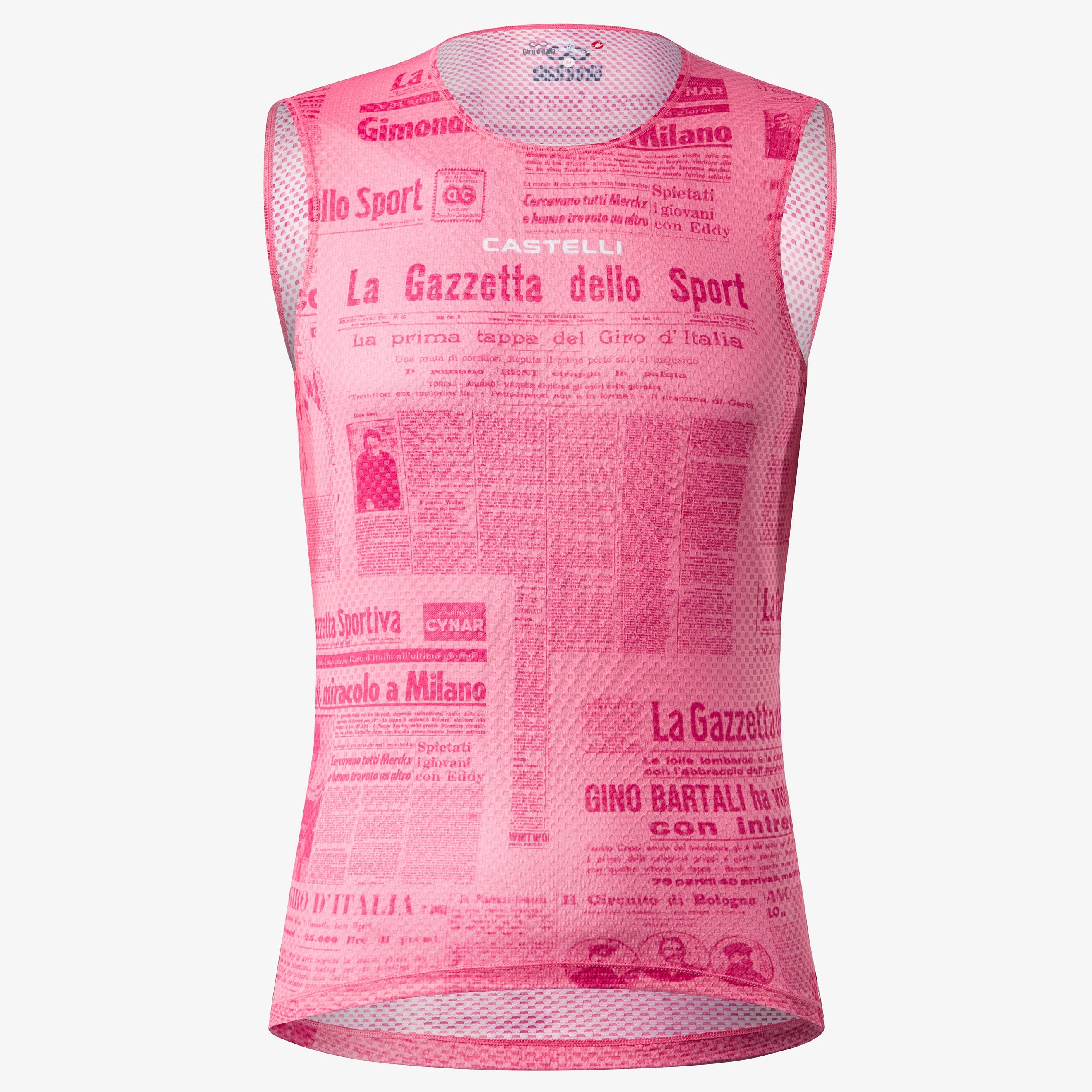 Maillot interior sin mangas Giro d'Italia 2026 Gazzetta dello Sport