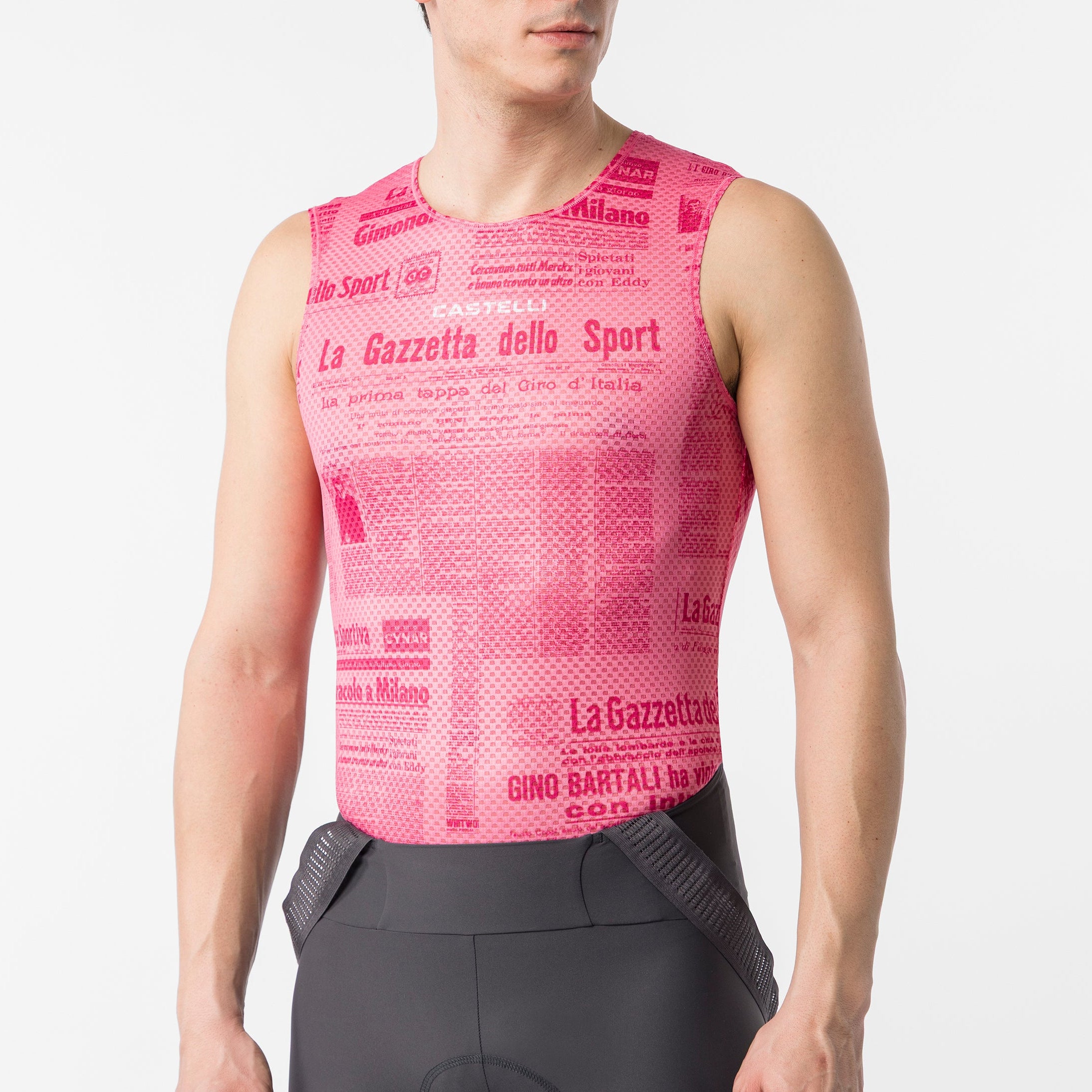 Maillot interior sin mangas Giro d'Italia 2026 Gazzetta dello Sport