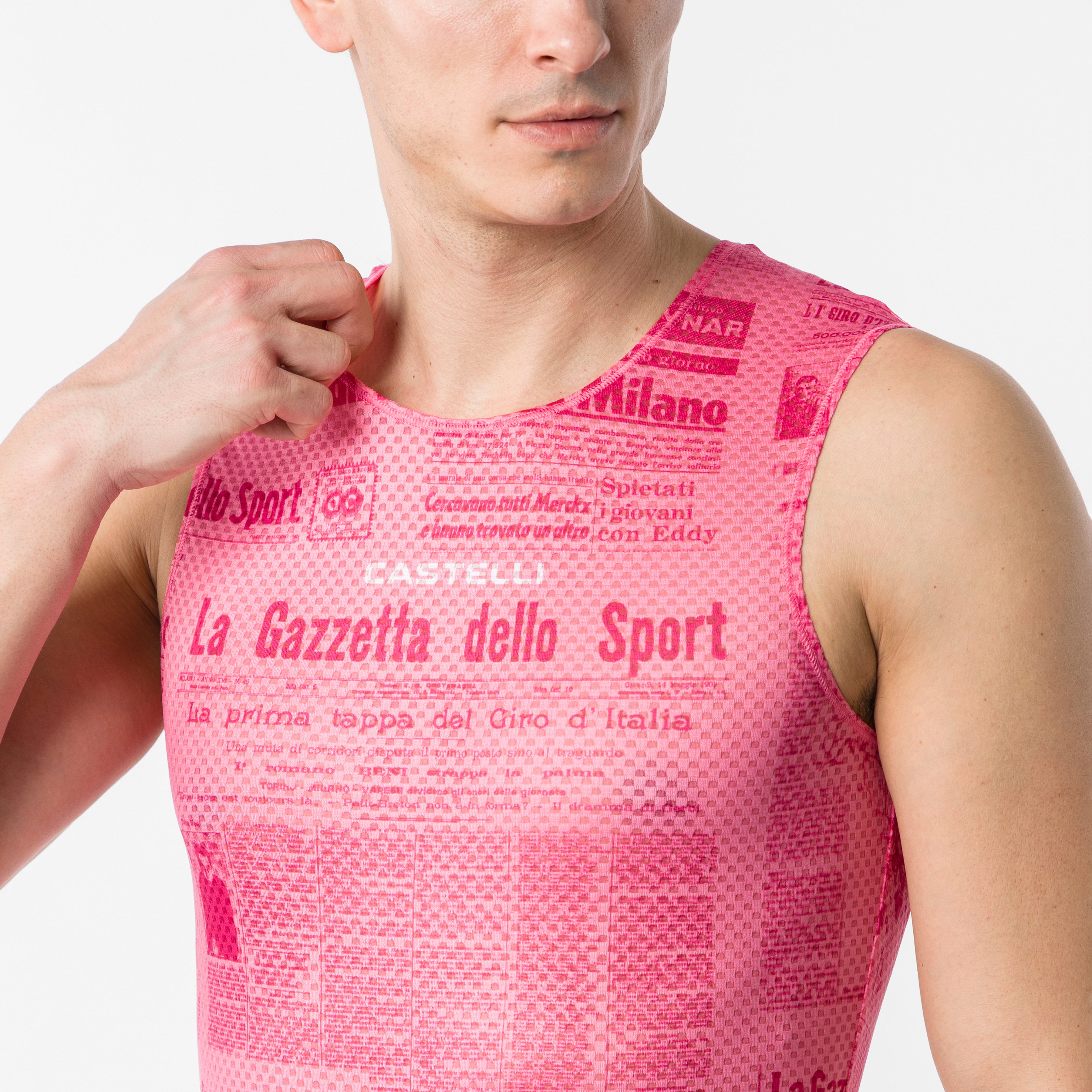 Maillot interior sin mangas Giro d'Italia 2026 Gazzetta dello Sport