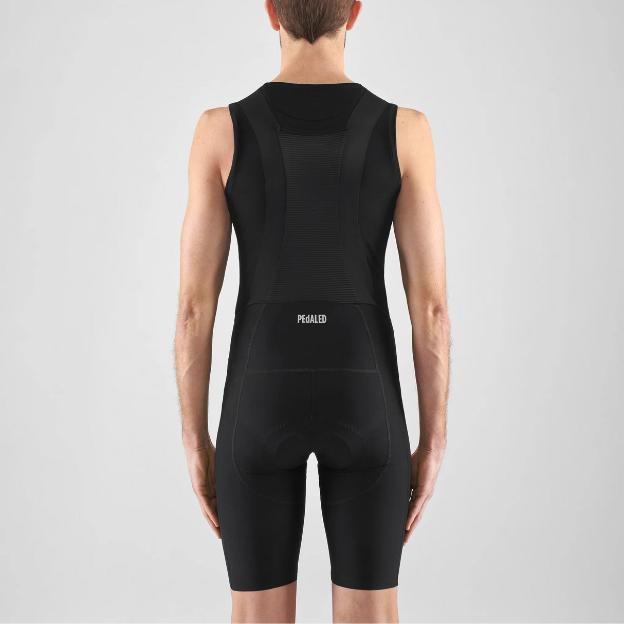 Ärmelloses Unterhemd Pedaled Element Merino - Schwarz