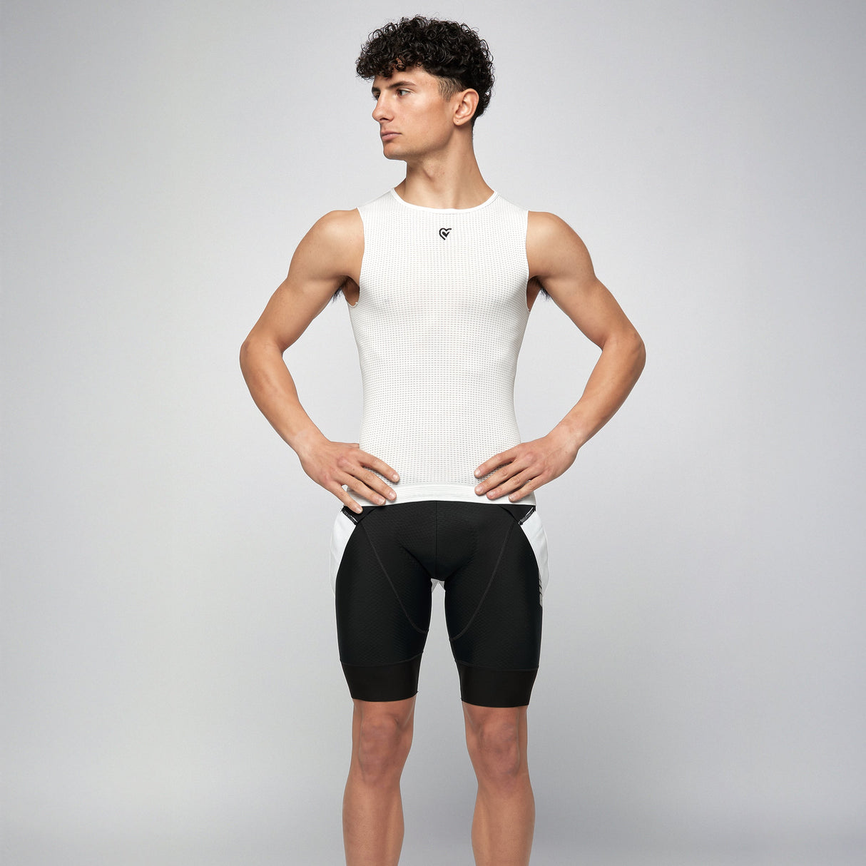 Maglia intima senza maniche Pissei Argentum - Bianco Pissei