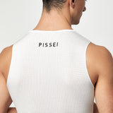 Maglia intima senza maniche Pissei Argentum - Bianco Pissei
