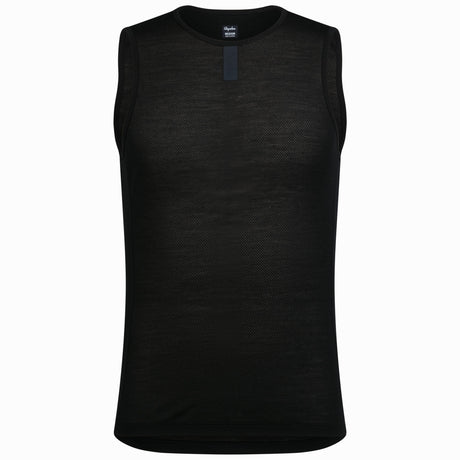 Maillot de corps sans manches Rapha Merino Lightweight - Noir