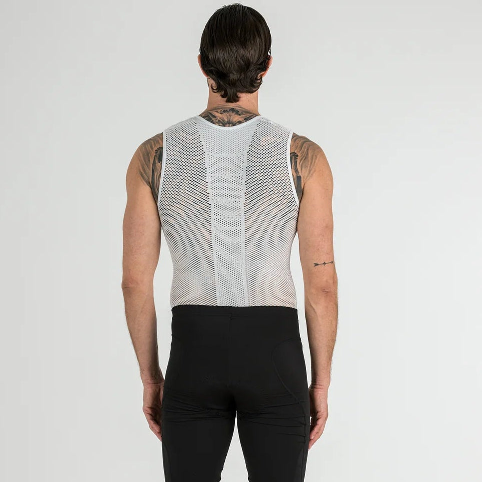 Maglia intima senza maniche Rh+ - Bianco Zerorh