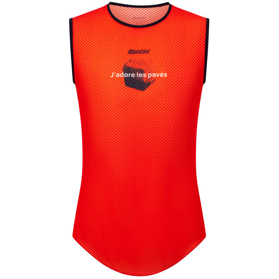 Maglia intima senza maniche Santini Paris Roubaix Hauts-de-France 2026 Santini