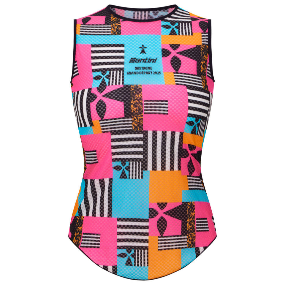 Maglia intima senza maniche Santini Tour de France - Grand Départ Bretagne Santini
