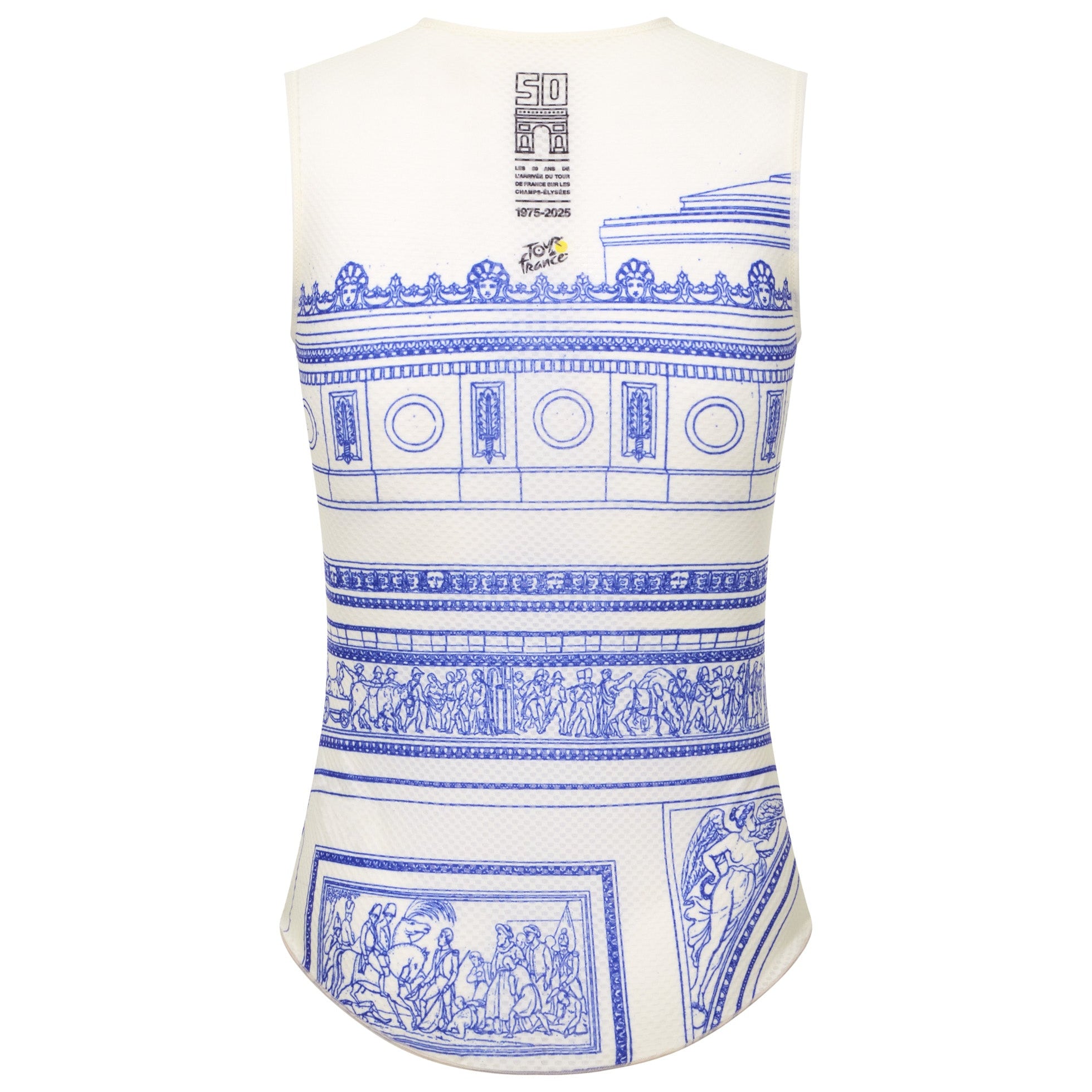 Maglia intima senza maniche Santini Tour de France - Arc de Triomphe Santini
