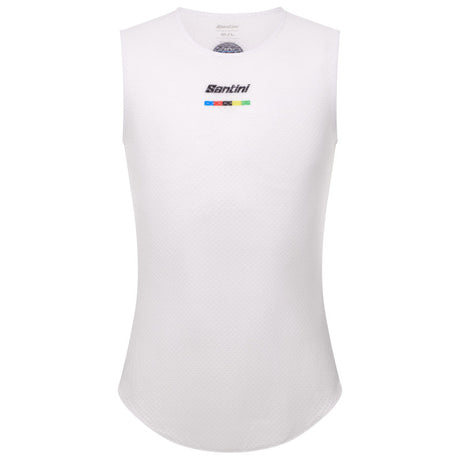 Maglia intima senza maniche Santini UCI - Bianco Santini