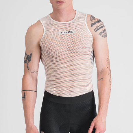 Maillot interior sin mangas Sportful Light Mesh - Blanco