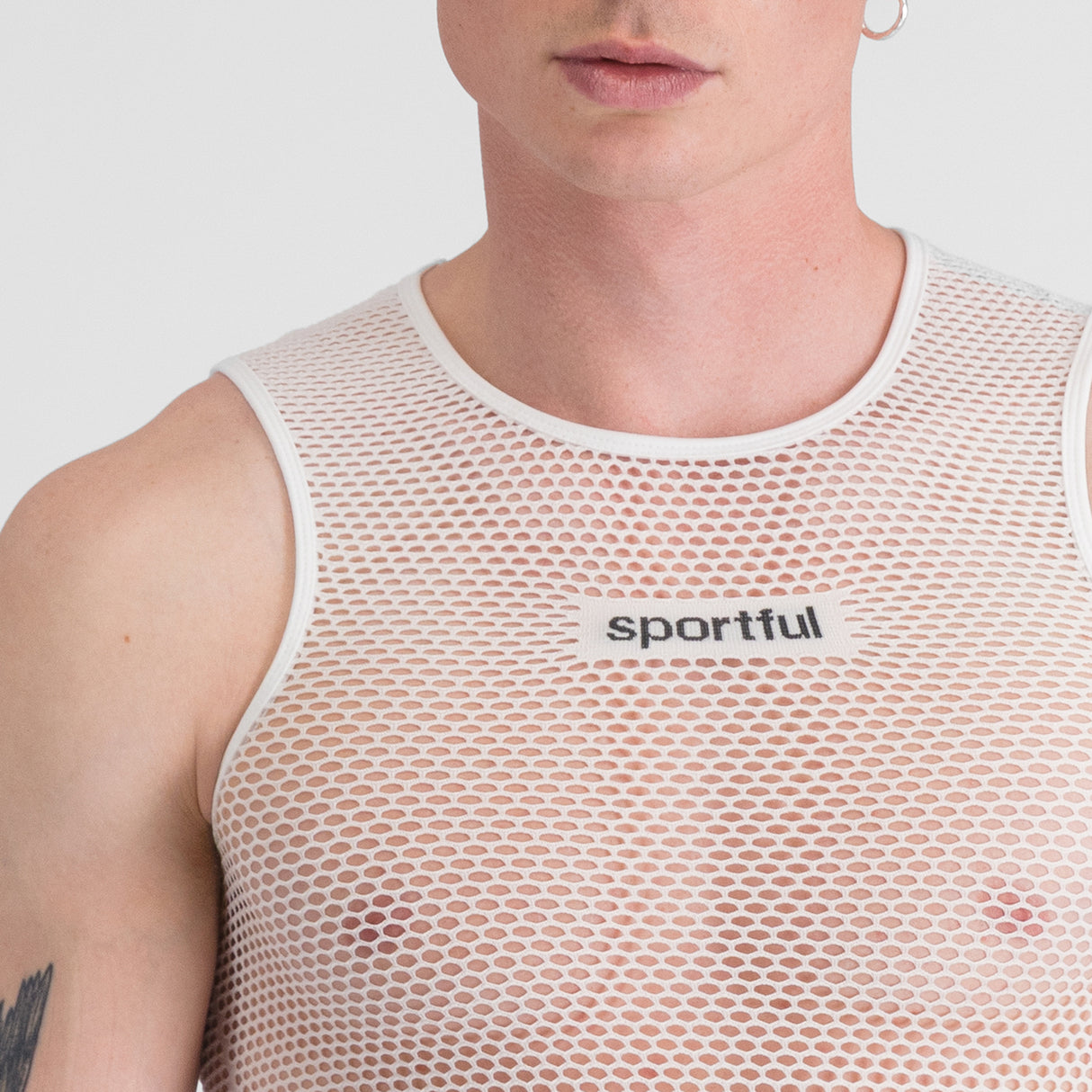 Maillot interior sin mangas Sportful Light Mesh - Blanco