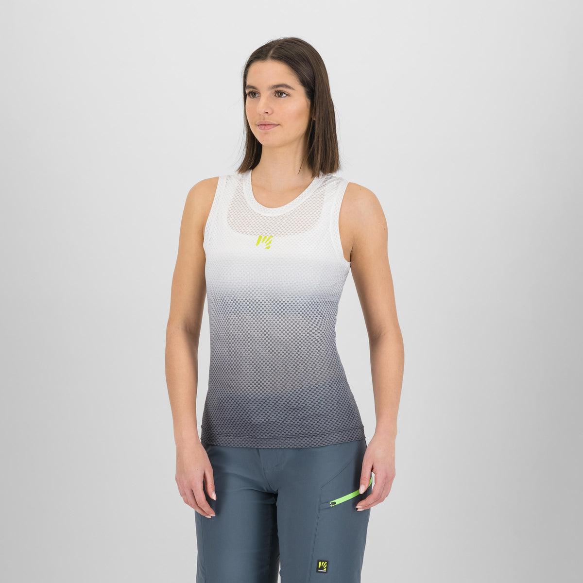 Maillot interior sin mangas mujer Karpos Verve Mesh - Gris