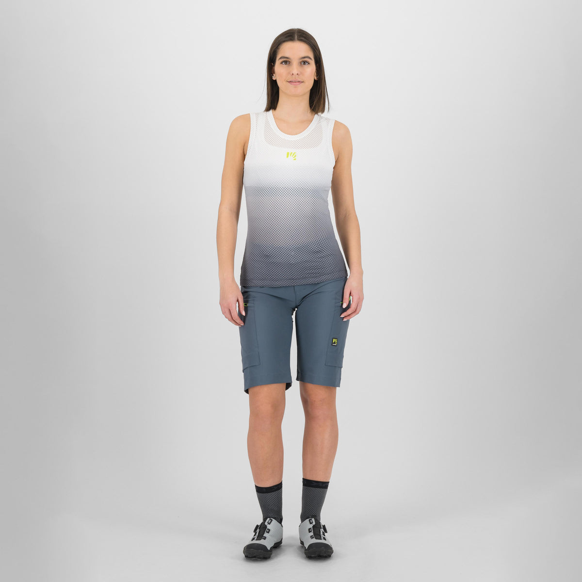 Maillot interior sin mangas mujer Karpos Verve Mesh - Gris
