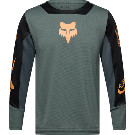 Maglia manica lunga bambino Fox Defend Creation - Verde Fox