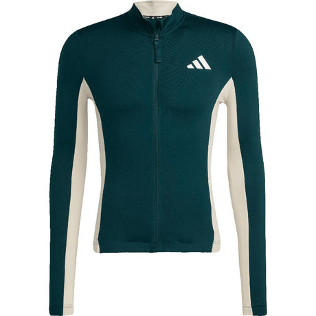 Maglia maniche lunghe Adidas Tempo 3-Stripes - Verde Adidas