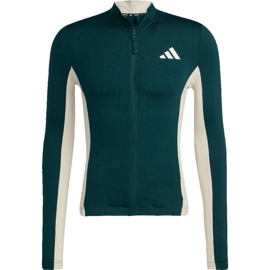 Maglia maniche lunghe Adidas Tempo 3-Stripes - Verde