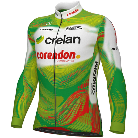 Maglia manica lunga ciclismo unisex RACER 2 tempo fresco azzurra Maglia manica lunga ciclismo unisex RACER 2 tempo fresco azzurra