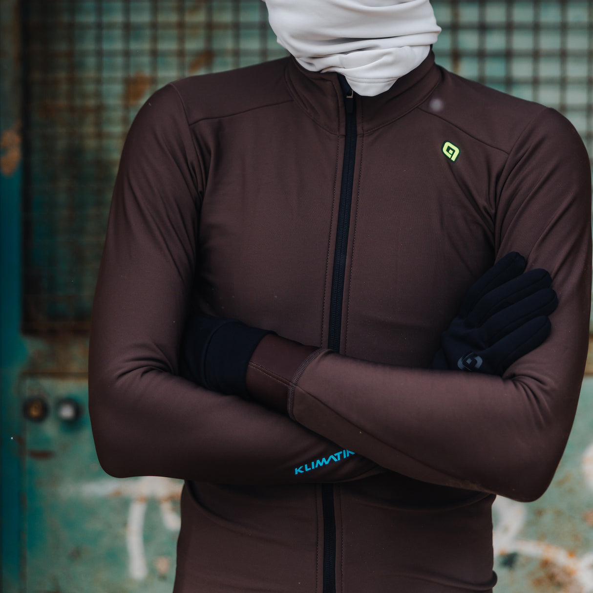 Ale Klimatik K-Idro long sleeve jersey - Brown