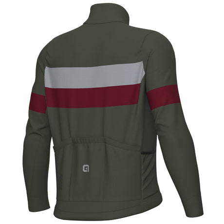 Maglia maniche lunghe Ale Off Road Gravel Wool Line - Bordeaux Ale