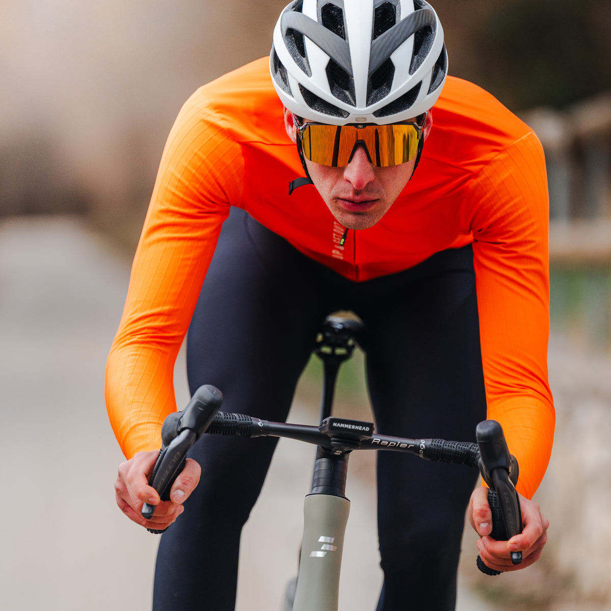 Maglia maniche lunghe Ale PR-E Follow Me - Arancio Ale