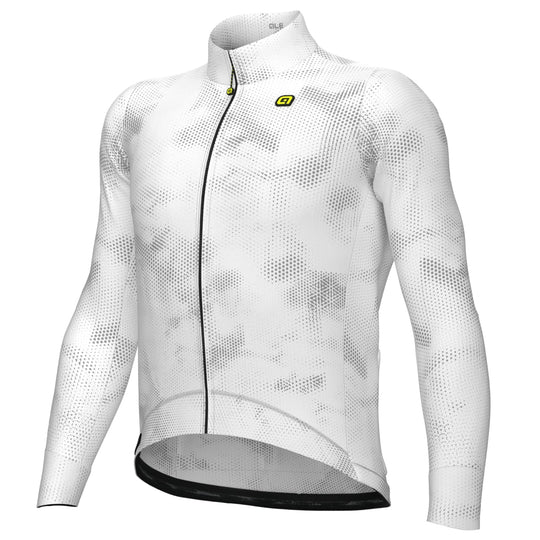 Ale PR-E Spray long sleeve jersey - White