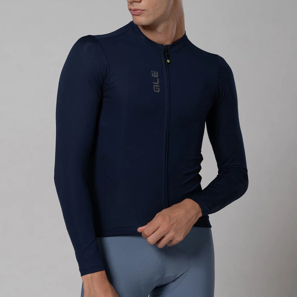 Maglia maniche lunghe Ale Pragma Color Block - Blu Ale