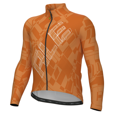 Ale Pragma Schema long sleeve jersey - Orange