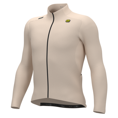 Ale R-EV1 Warm Race long sleeve jersey - Beige