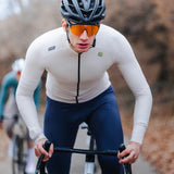 Ale R-EV1 Warm Race langarmtrikot - Beige