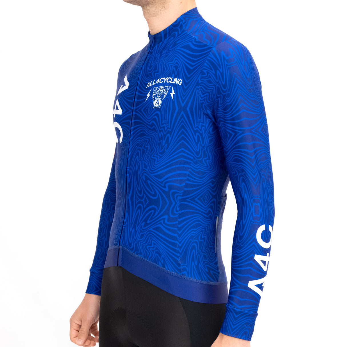 Maglia maniche lunghe All4cycling Team - The Tiger All4cycling