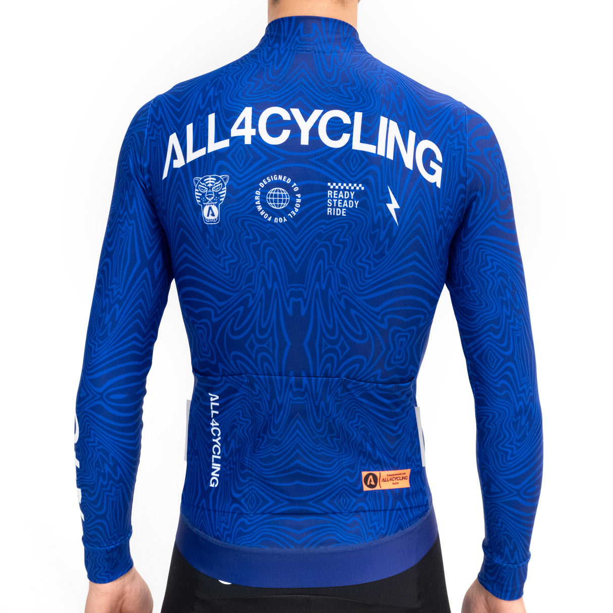 Maglia maniche lunghe All4cycling Team - The Tiger All4cycling