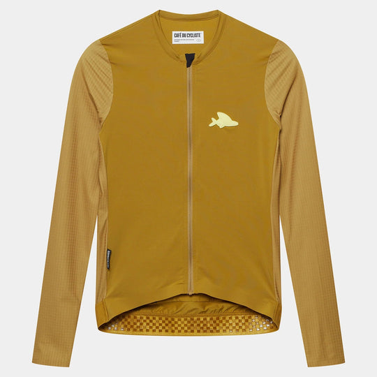 Cafe du Cycliste Andrea long sleeve jersey - Yellow