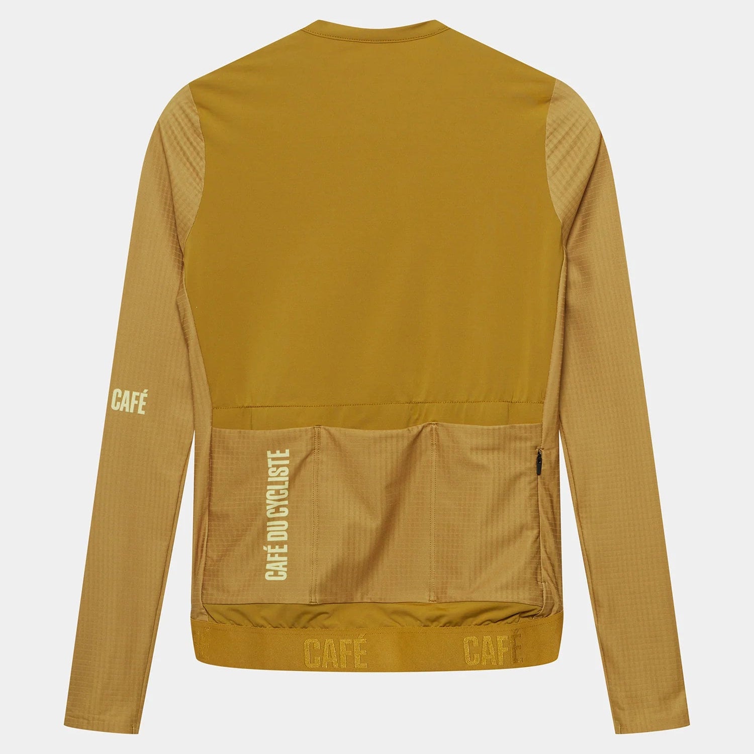 Maglia maniche lunghe Cafe du Cycliste Andrea - Giallo Café du Cycliste