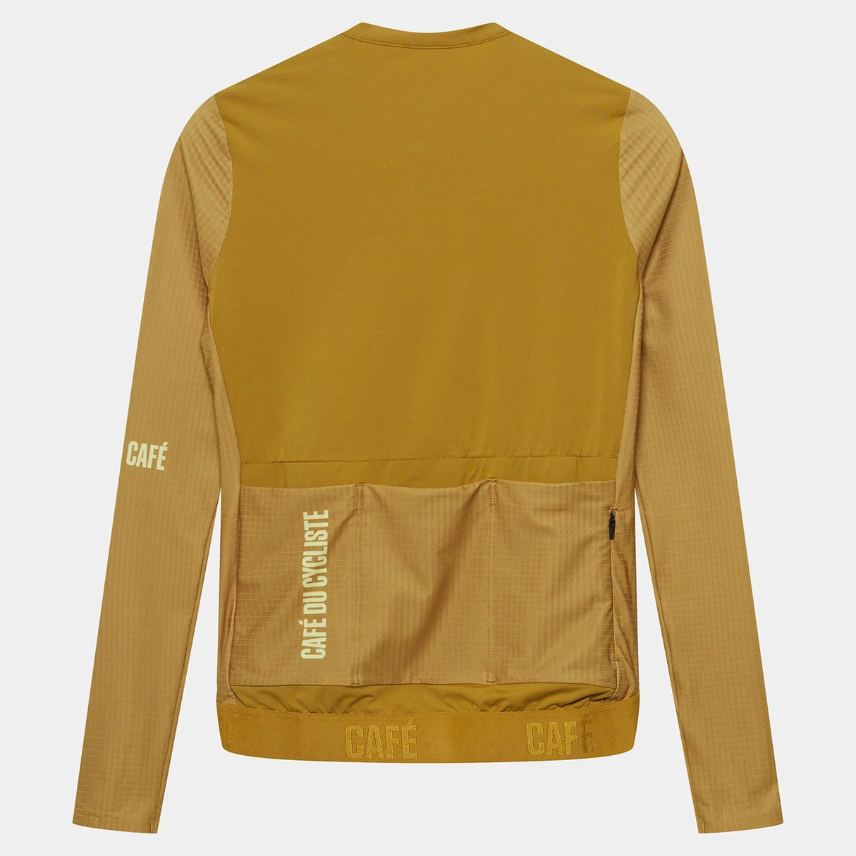 Maglia maniche lunghe Cafe du Cycliste Andrea - Giallo Café du Cycliste