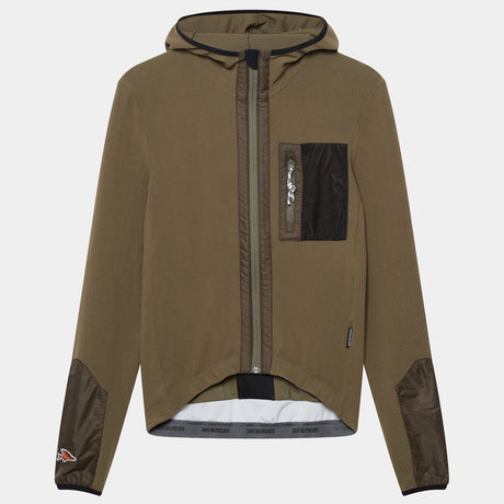 Maglia maniche lunghe Cafe du Cycliste Ingrid - Verde Café du Cycliste