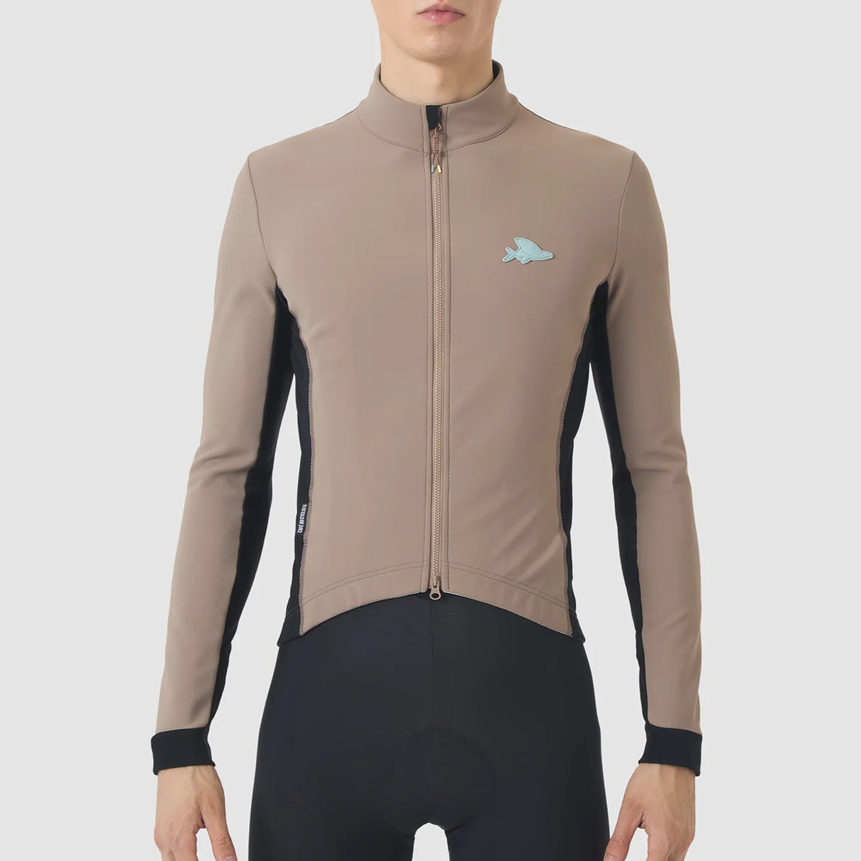Maglia maniche lunghe Cafe du Cycliste Manon - Beige Café du Cycliste