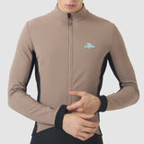 Maglia maniche lunghe Cafe du Cycliste Manon - Beige Café du Cycliste