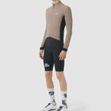 Maglia maniche lunghe Cafe du Cycliste Manon - Beige Café du Cycliste