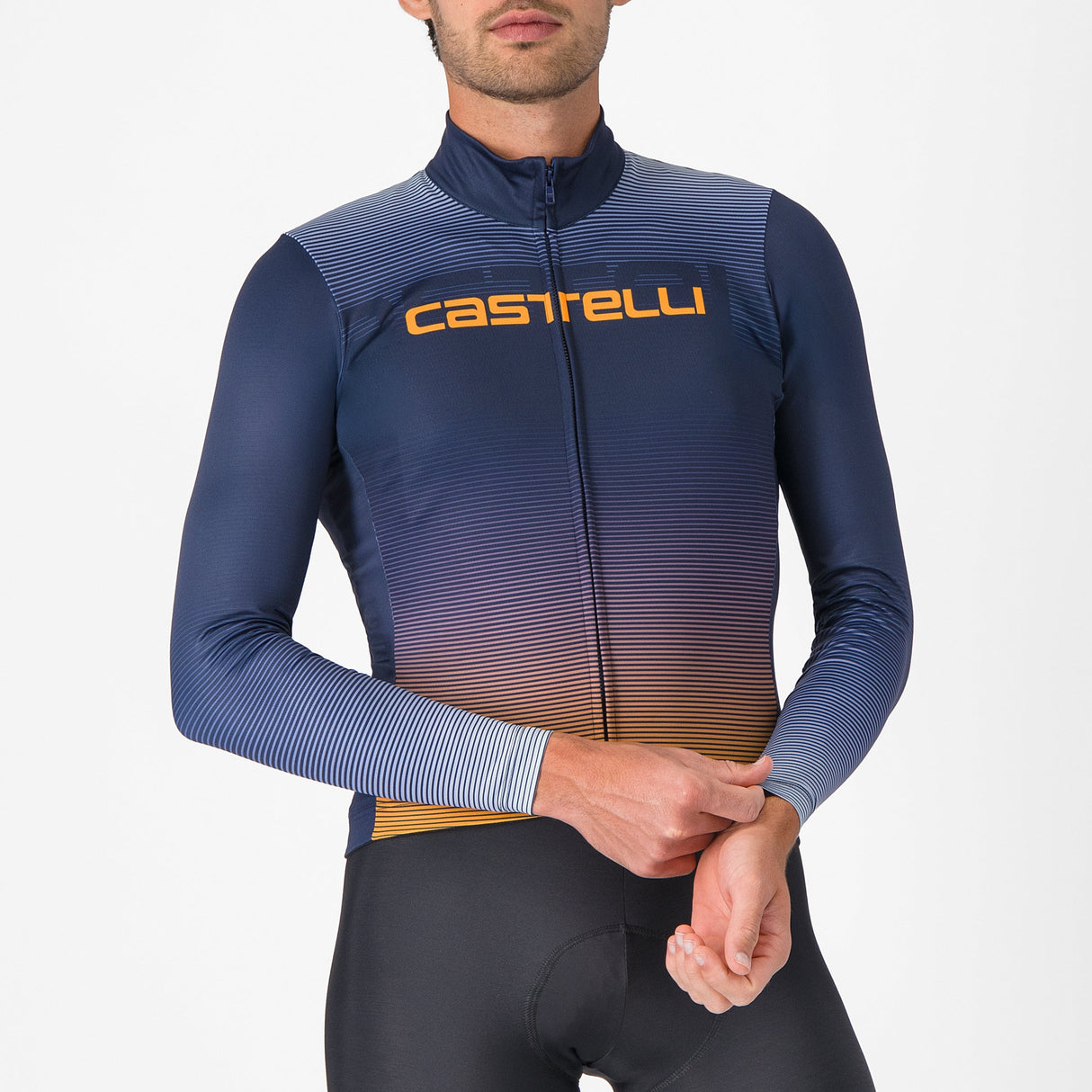 Maglia maniche lunghe Castelli Apice - Blu Castelli