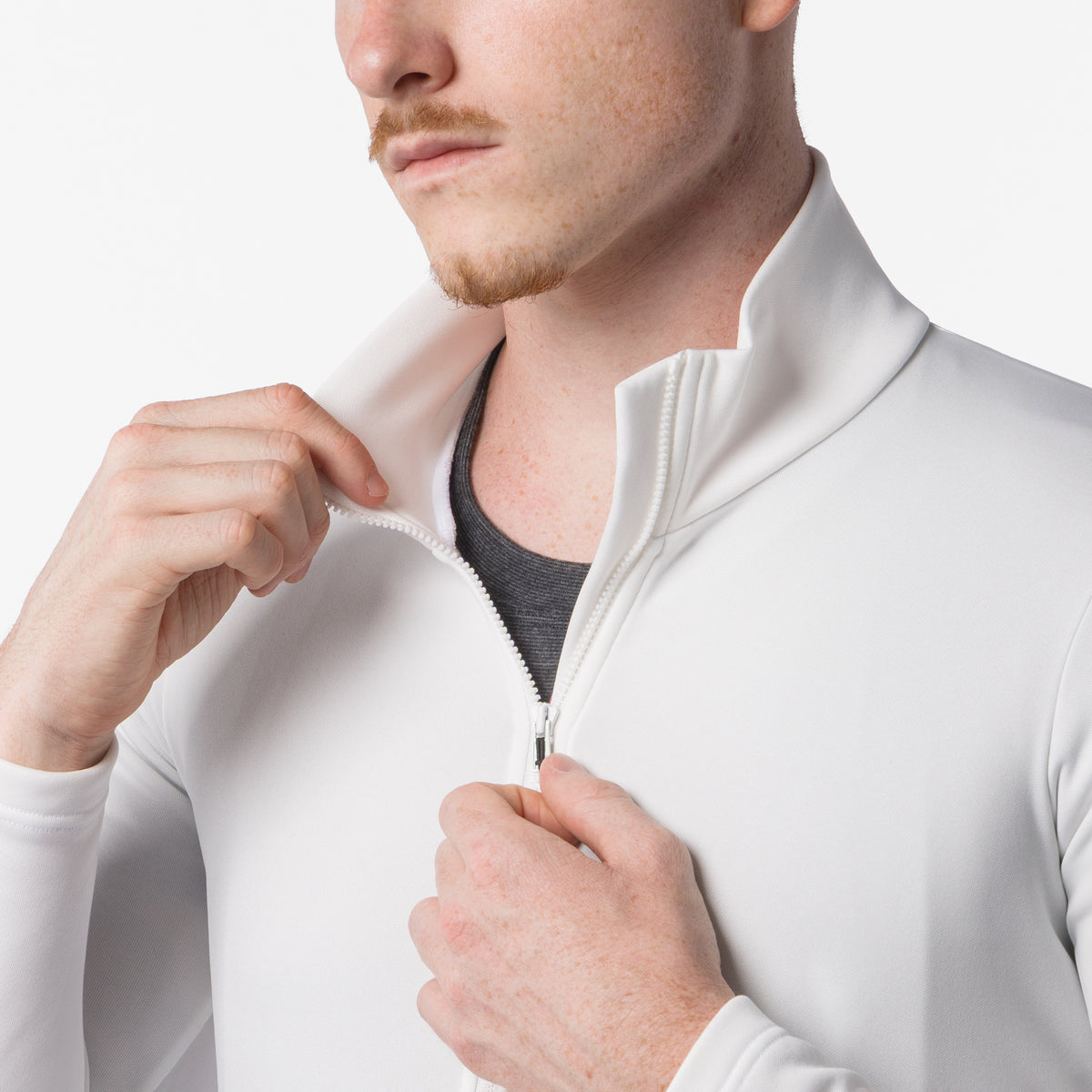 Castelli Competizione Thermal langarmtrikot - Weiss