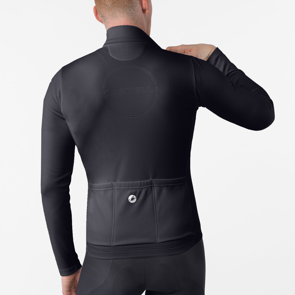 Castelli Competizione Thermal langarmtrikot - Schwarz