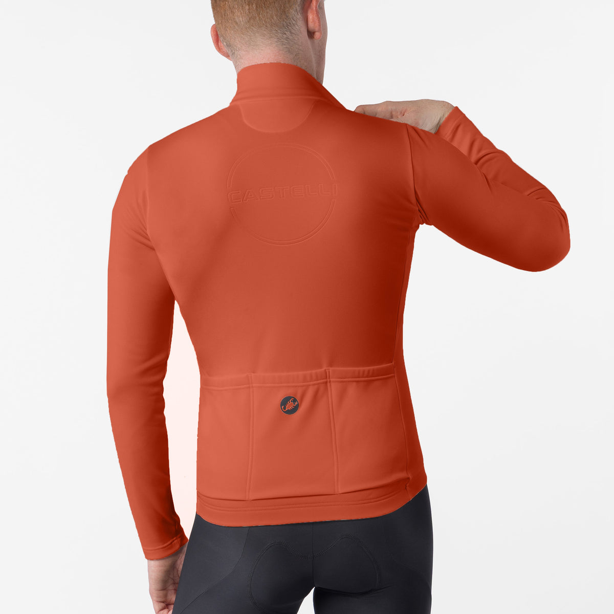 Castelli Competizione Thermal langarmtrikot - Orange