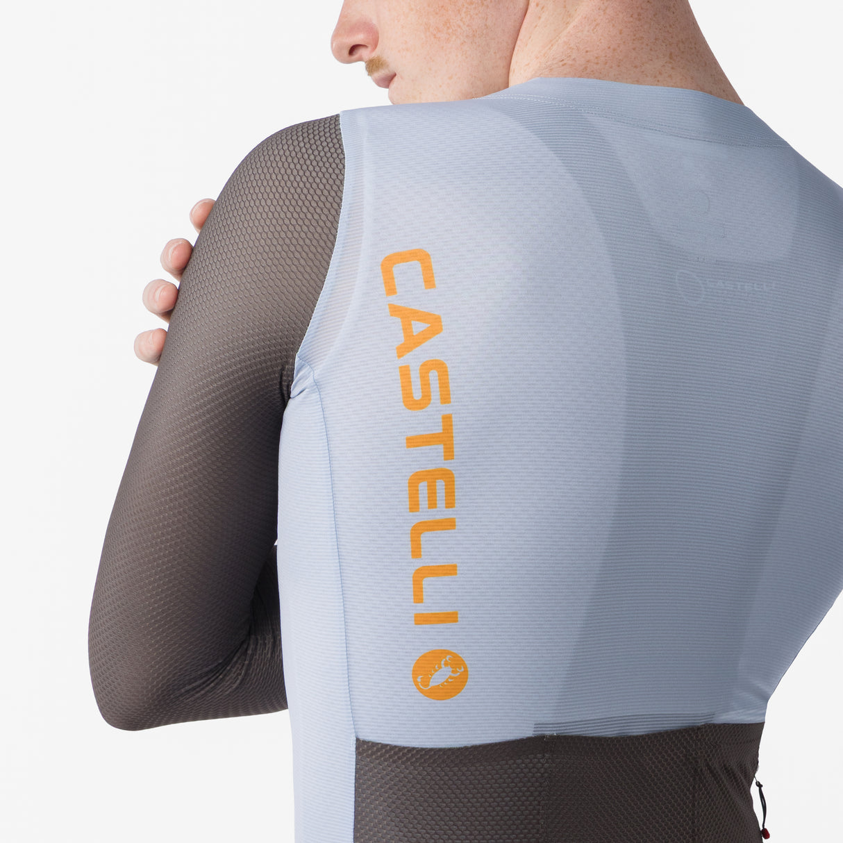 Maglia maniche lunghe Castelli Corretto - Azzurro Castelli