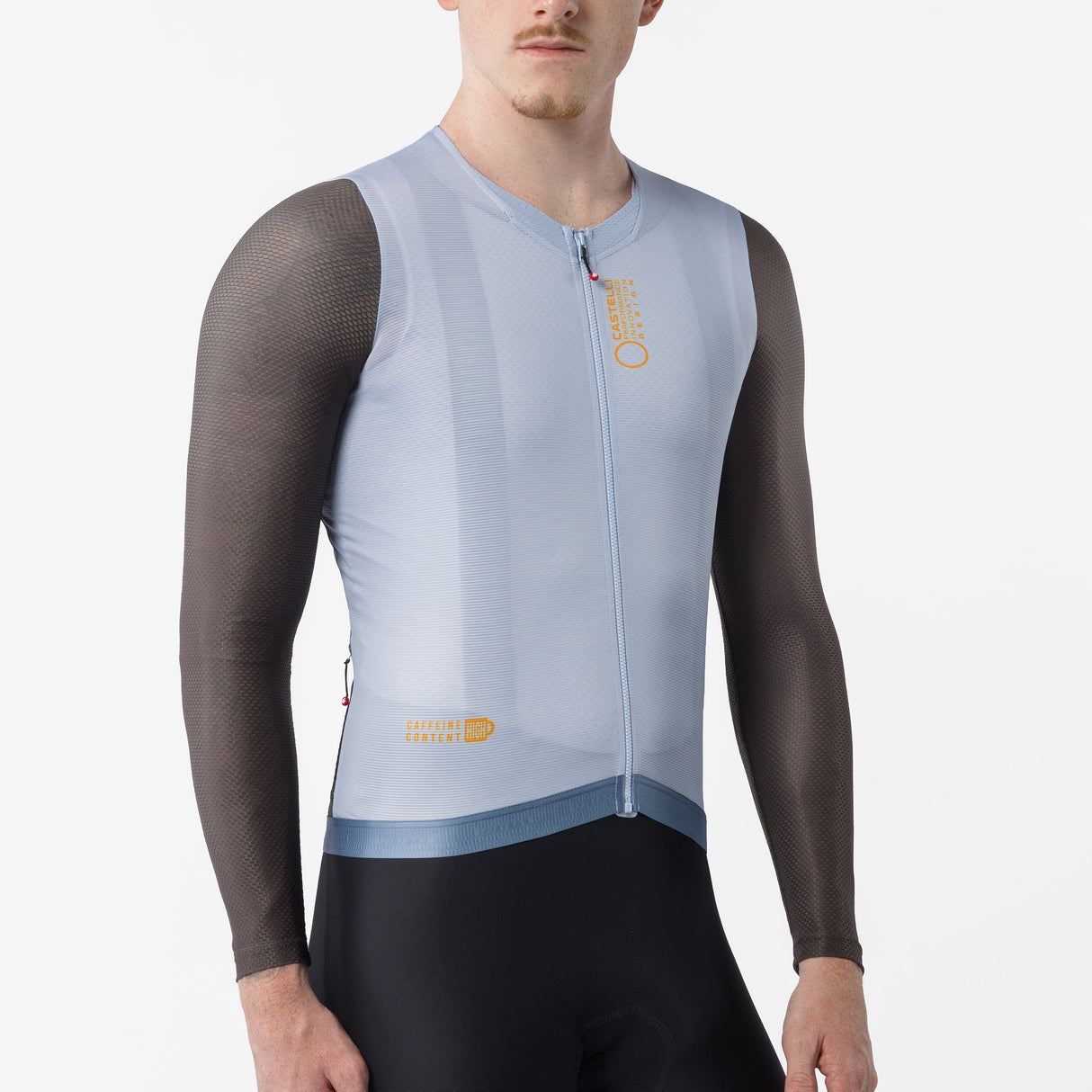 Maglia maniche lunghe Castelli Corretto - Azzurro Castelli