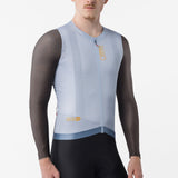 Maglia maniche lunghe Castelli Corretto - Azzurro Castelli