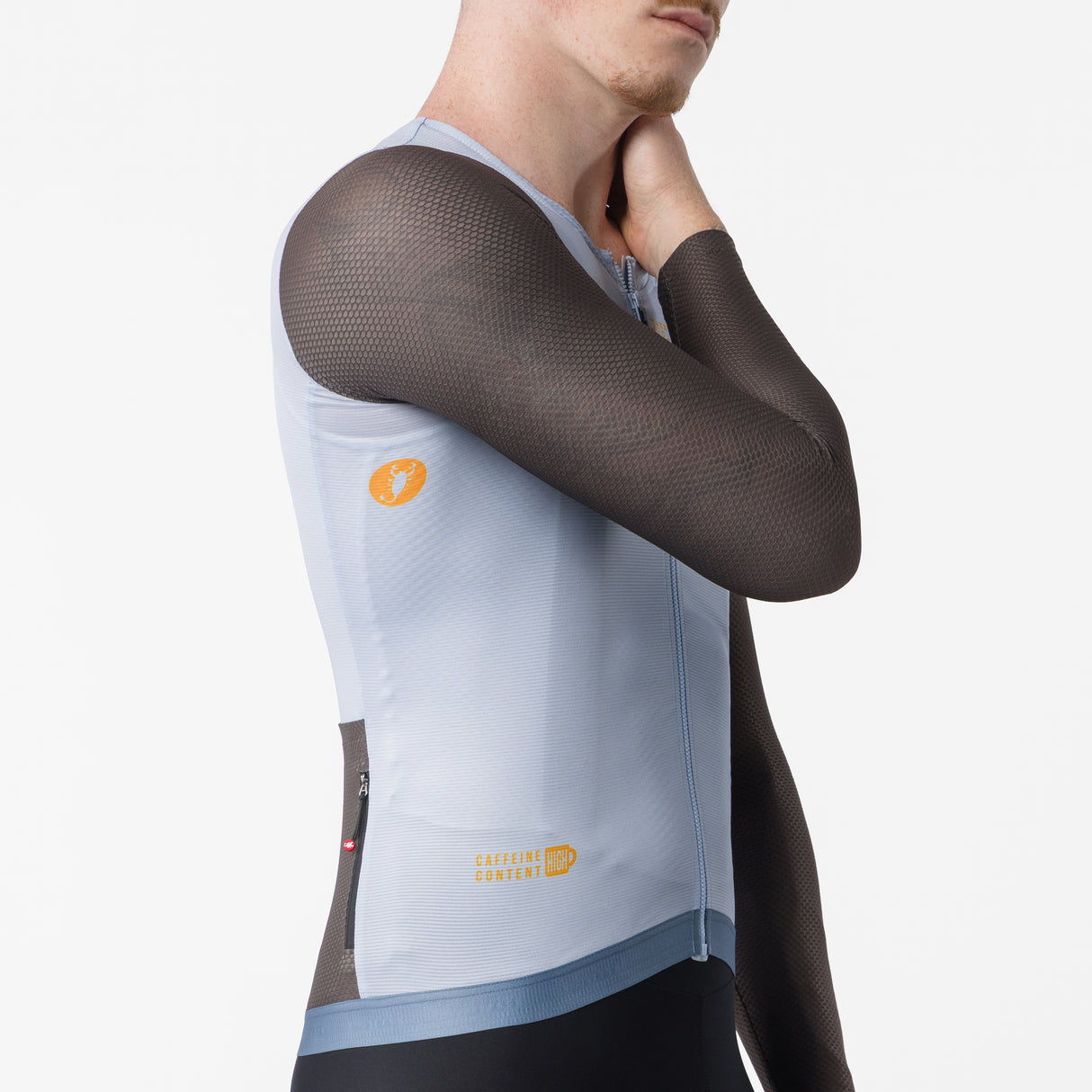 Maglia maniche lunghe Castelli Corretto - Azzurro Castelli