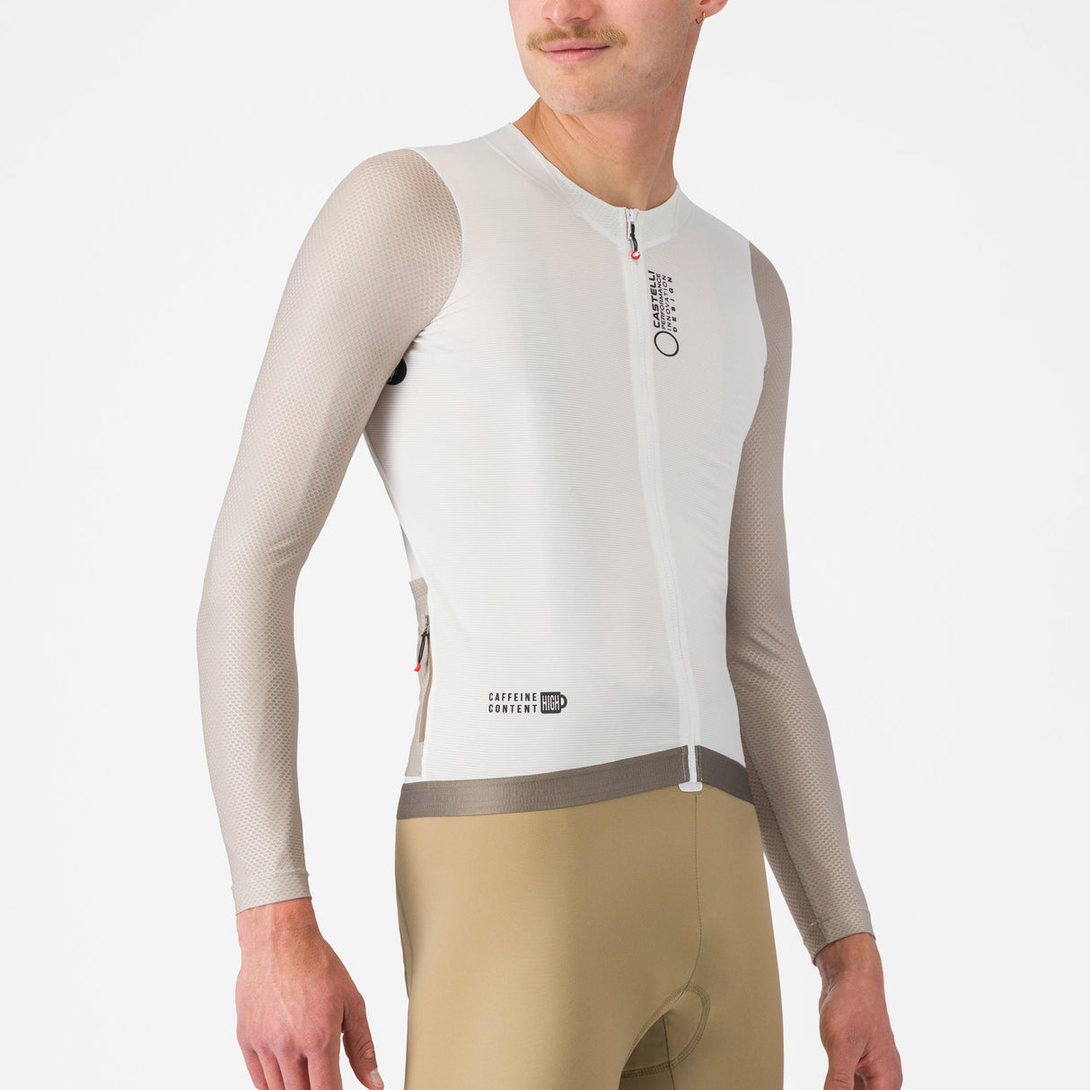 Maglia maniche lunghe Castelli Corretto - Bianco Castelli