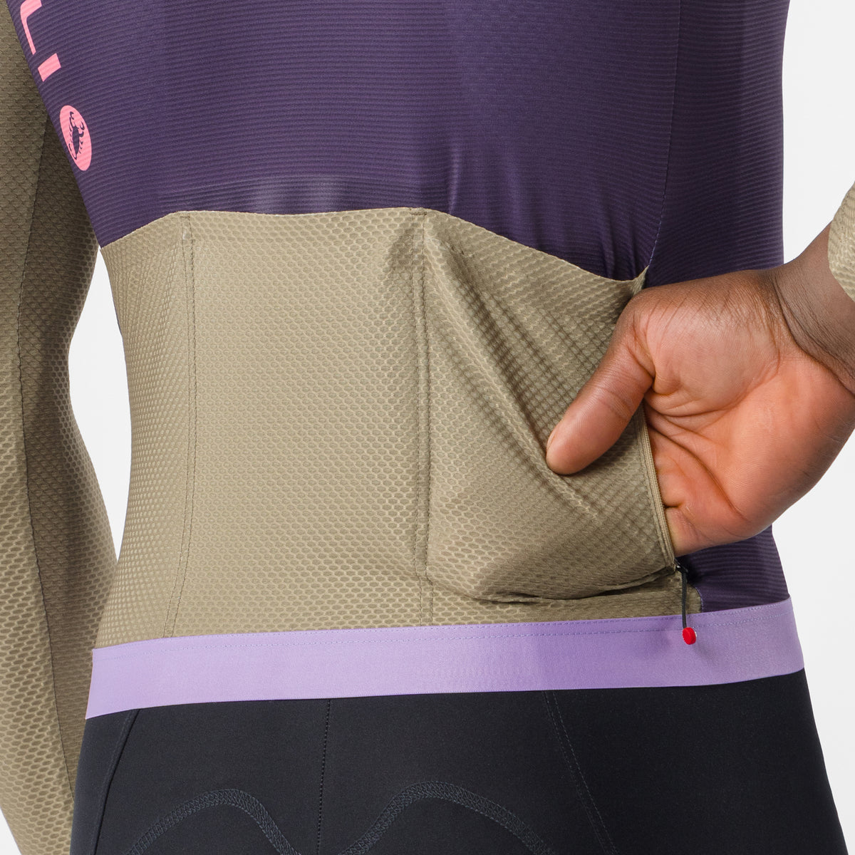 Maglia maniche lunghe Castelli Corretto - Viola Castelli