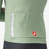 Maglia maniche lunghe Castelli Entrata - Verde giallo Castelli